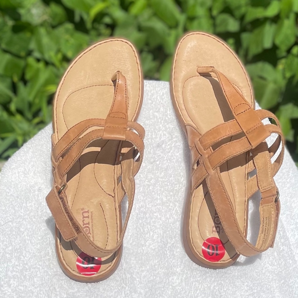 Born Genuine Leather Thong Sandals